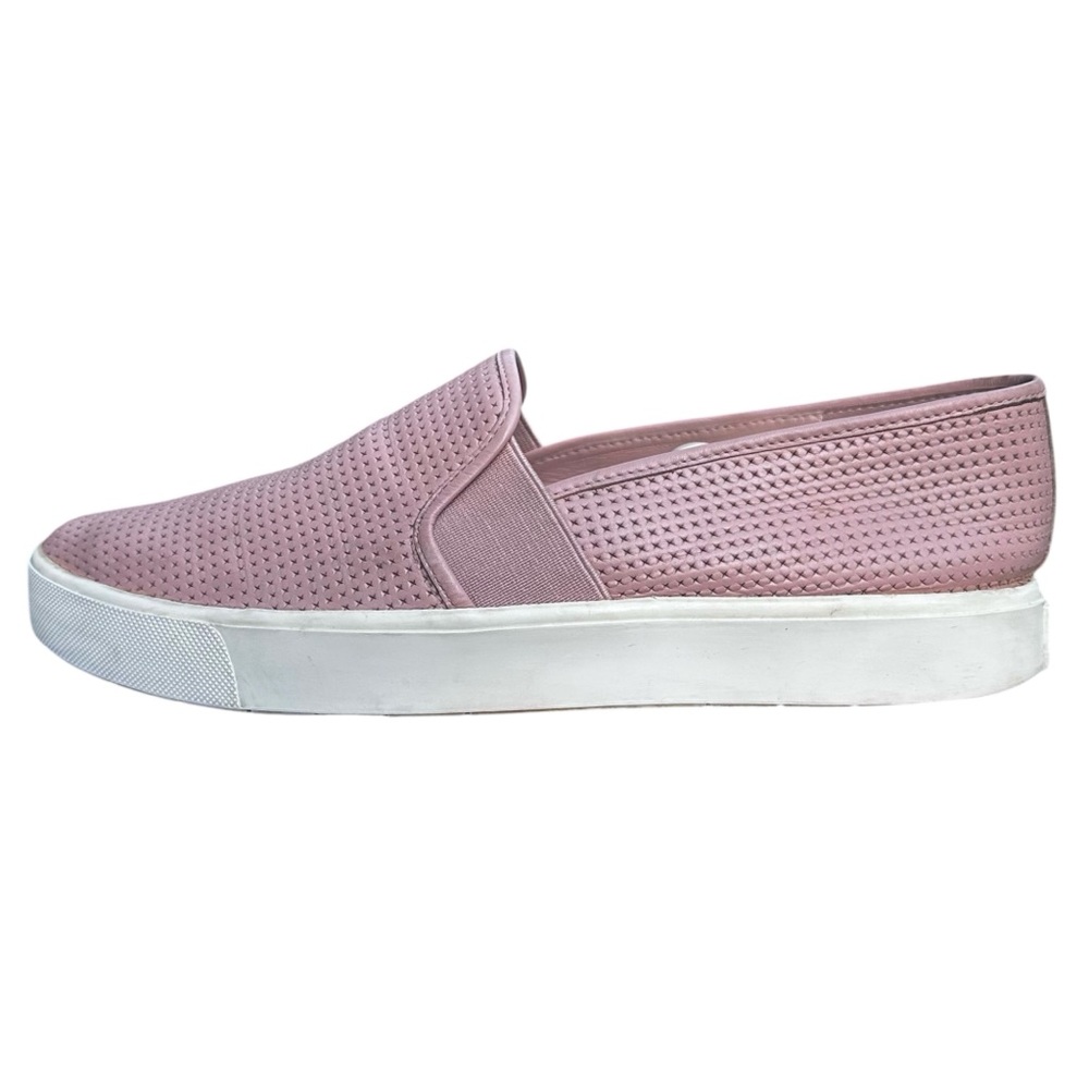 Vince Perforated Leather Slip On Sneakers Shoes Blair 5 Rose Pink US 8 Comfy - Picture 11 of 16